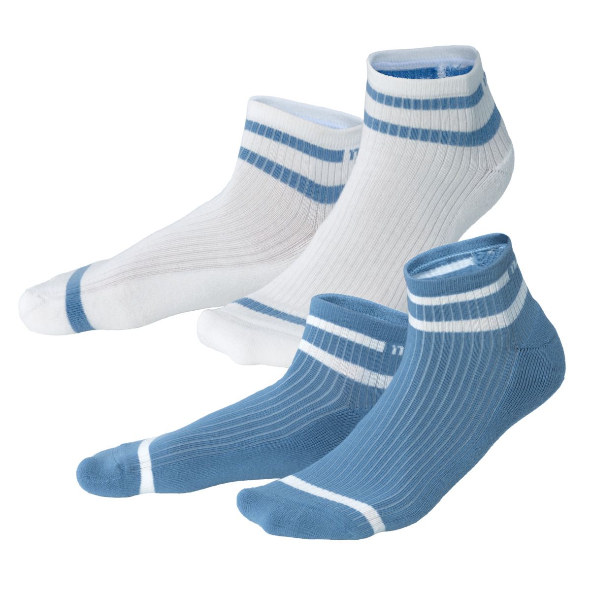 Gestreifte Socken aus Bio-Baumwollmischung