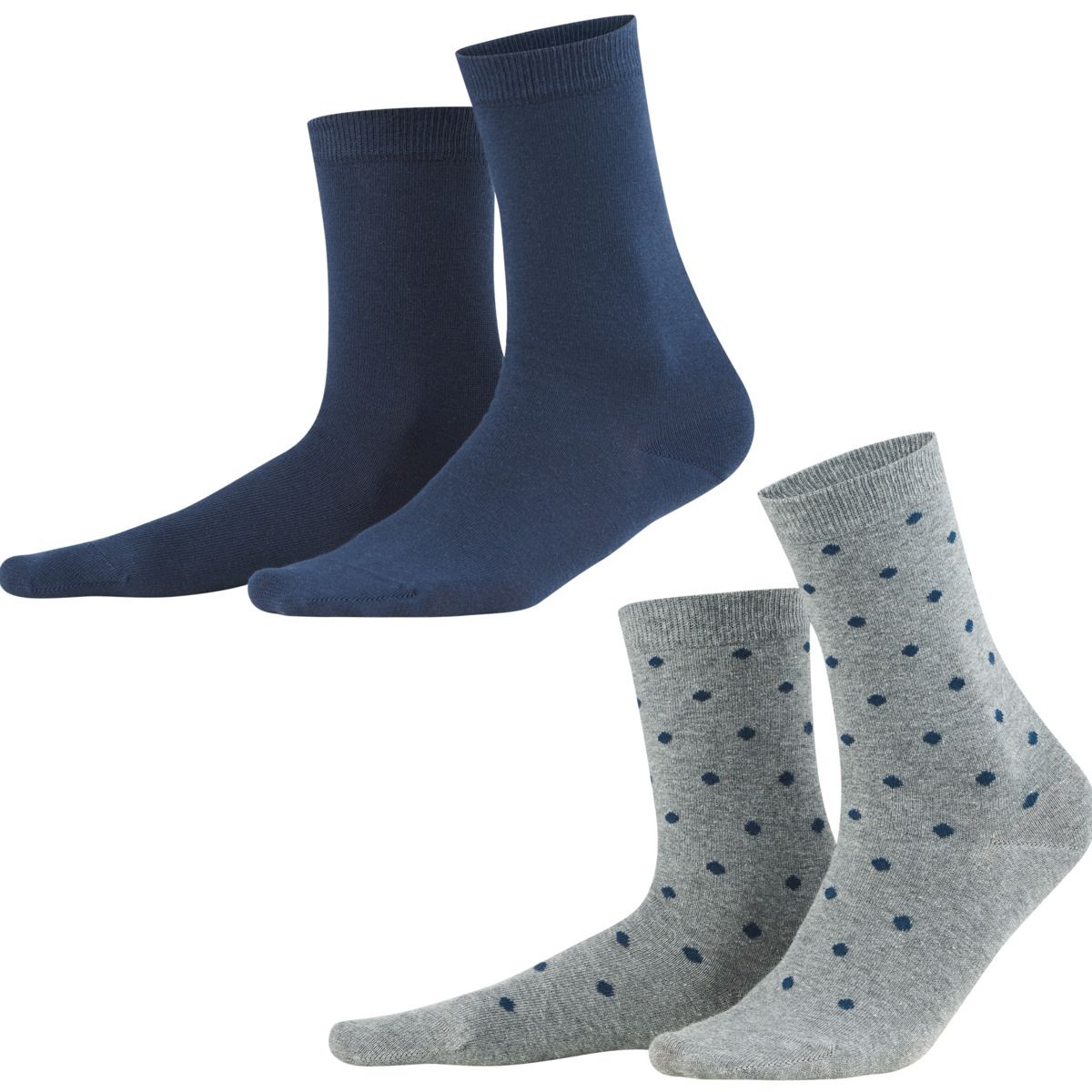 Weiche Baumwollmischung Gemusterte Socken Pack