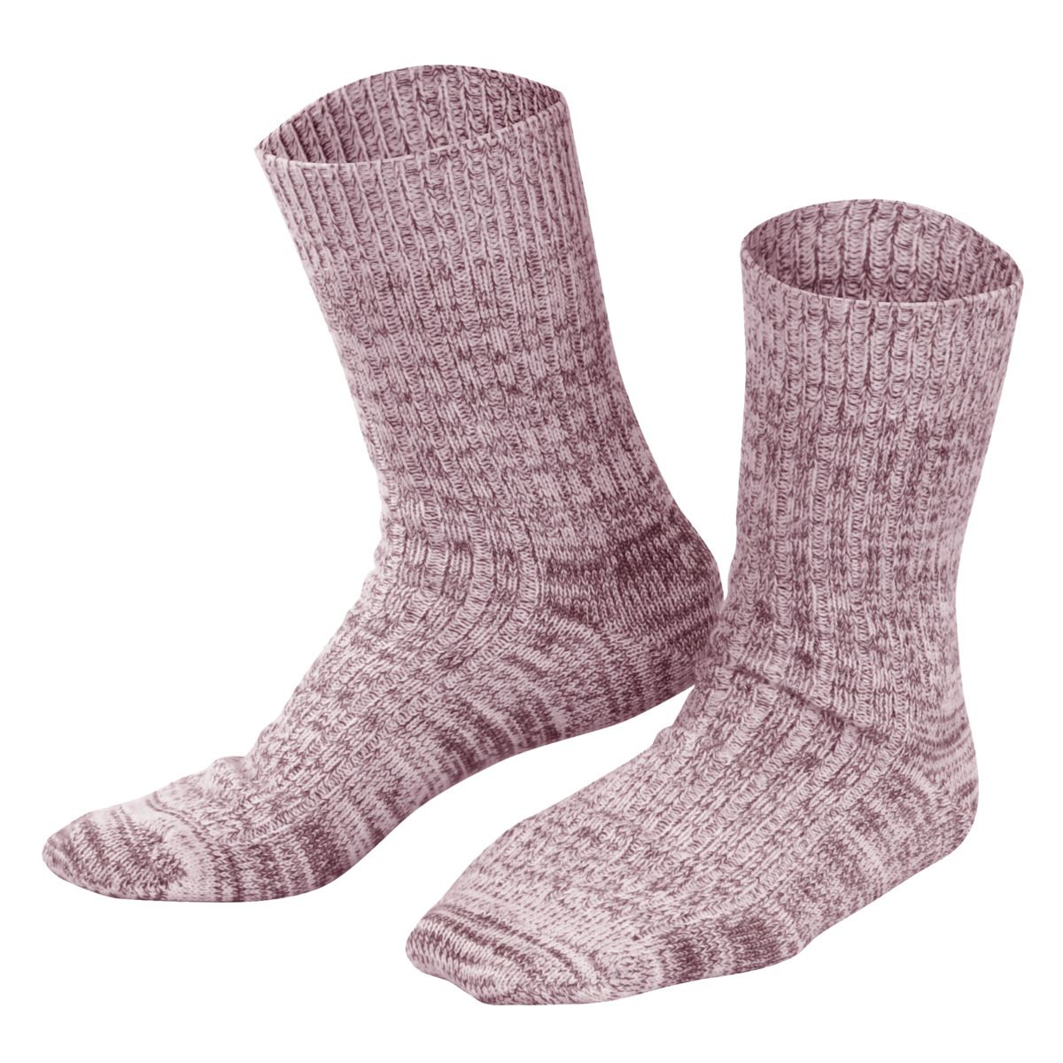 Unisex Gerippte Socken aus Bio-Wolle