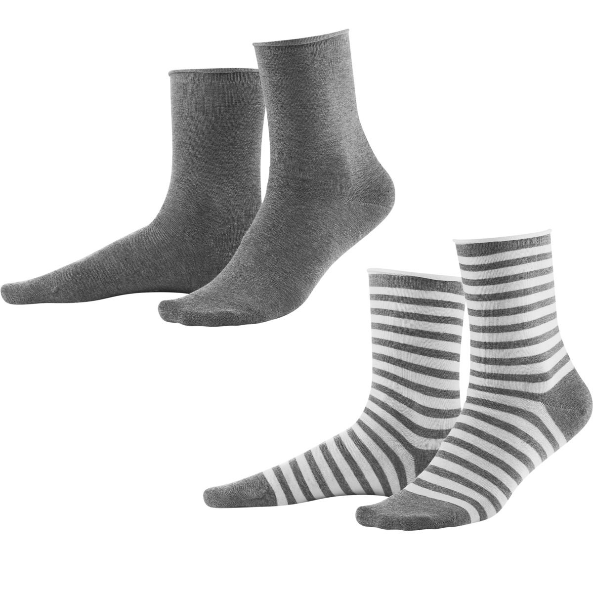 Weiche Knöchelsocken aus Baumwollmischgewebe