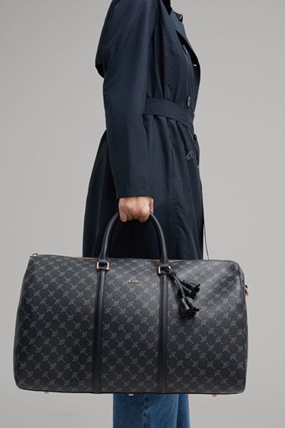 Joop! Cortina Aurora Weekender in Marineblau Kunstleder Monogramm