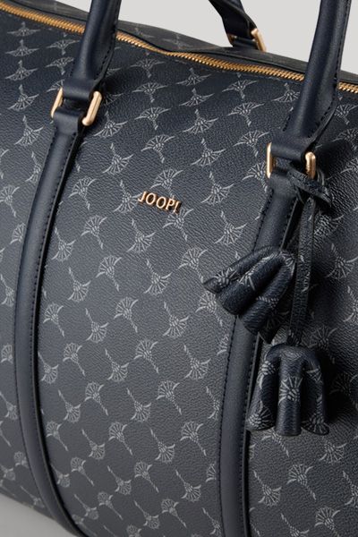 Joop! Cortina Aurora Weekender in Marineblau Kunstleder Monogramm