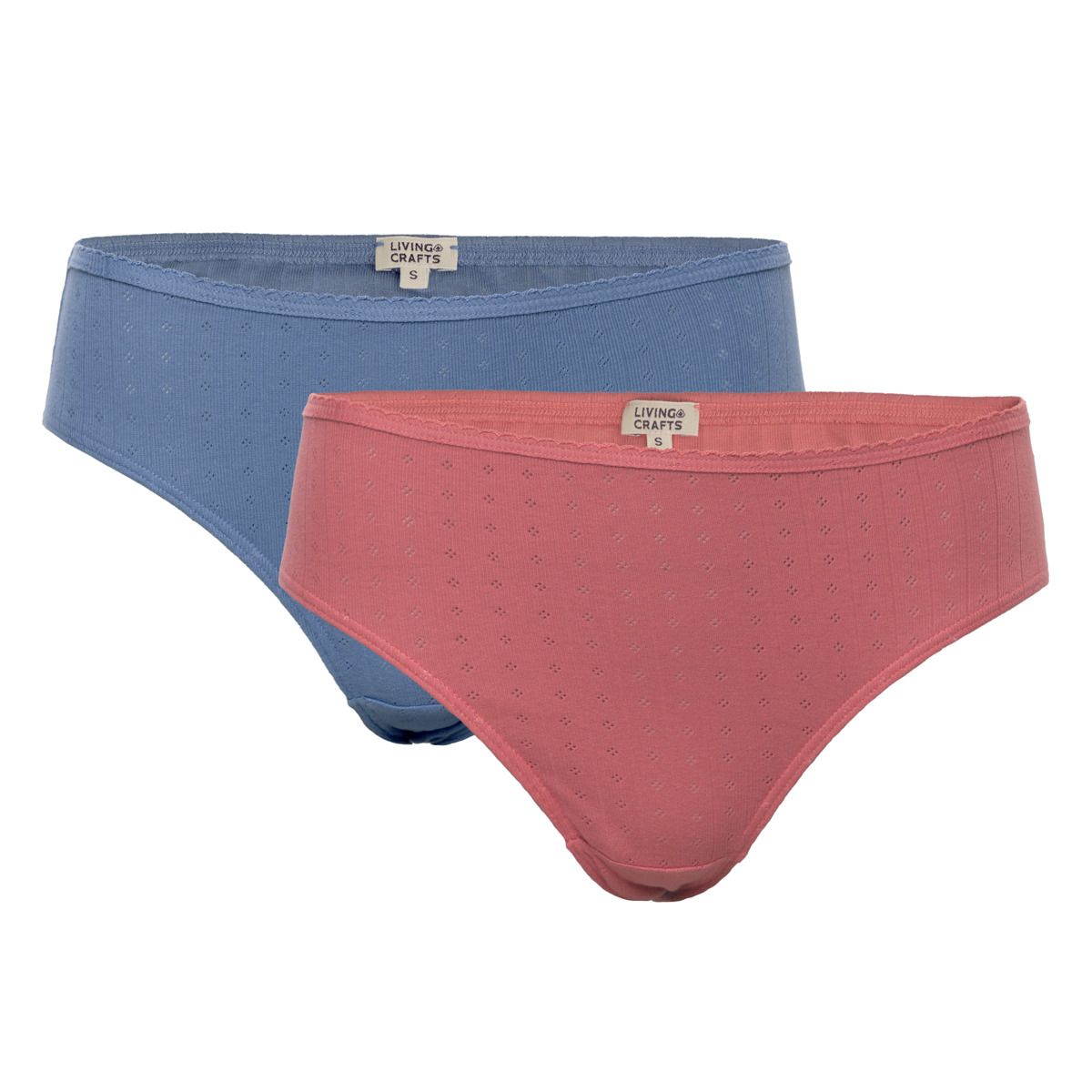 Bequeme Bio-Baumwollslips im Doppelpack