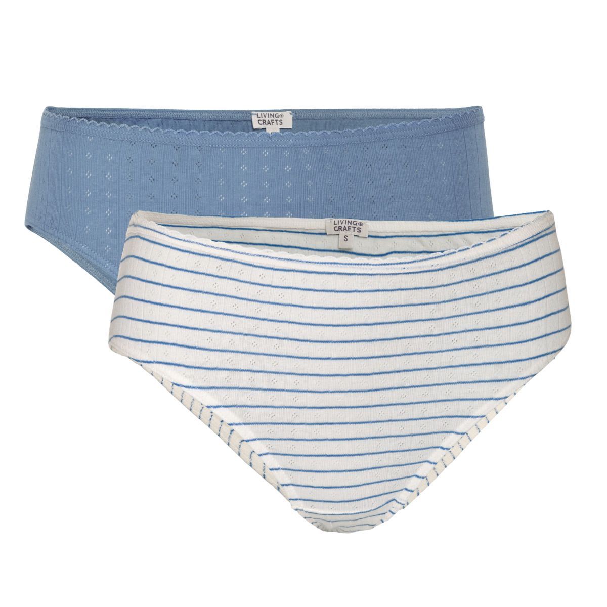 Bio-Baumwoll Strickslips Doppelpack