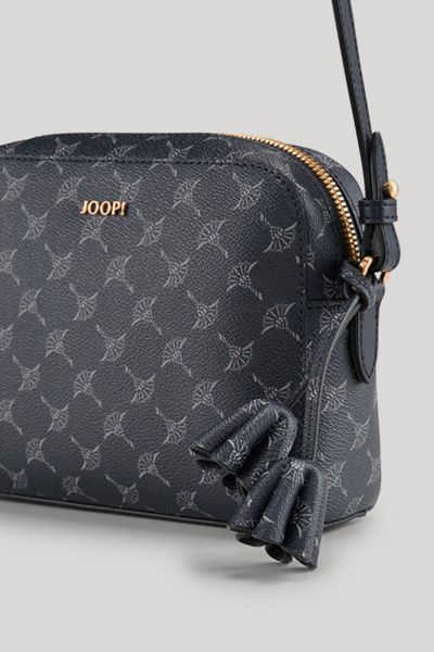 JOOP! Cortina Cloe Navy Schultertasche mit Kornblumendesign
