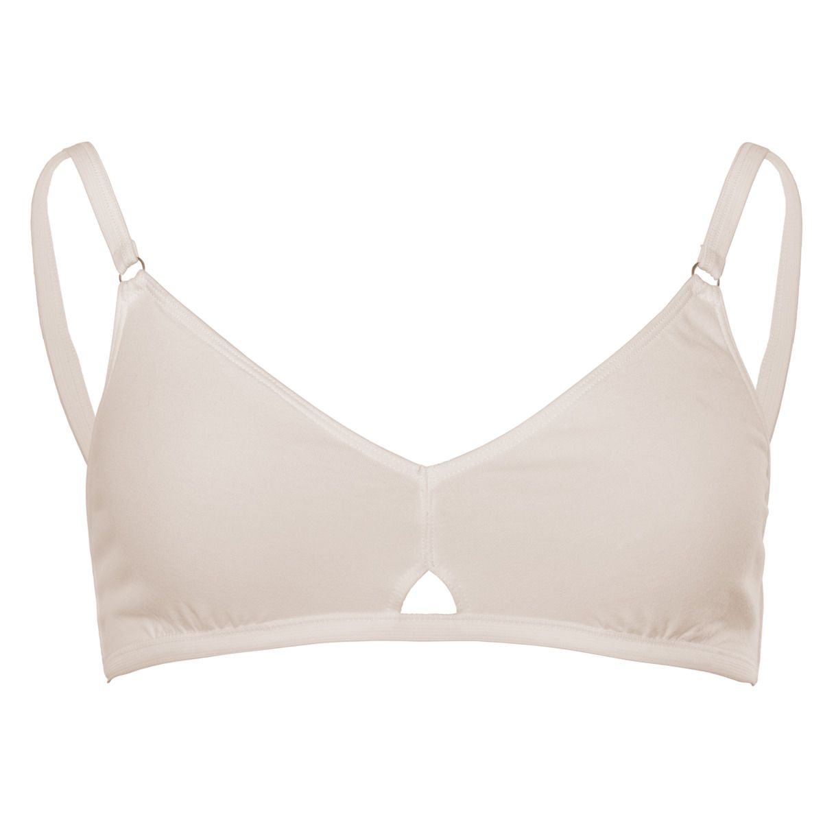 Bio-Baumwoll Triangel-BH mit Ausschnitt