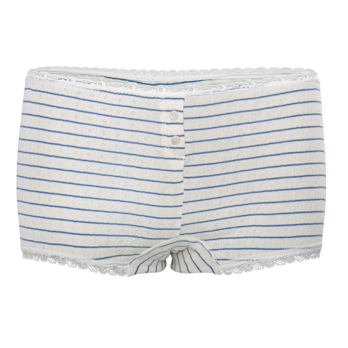 Gestreifte Baumwollmischung Boy shorts