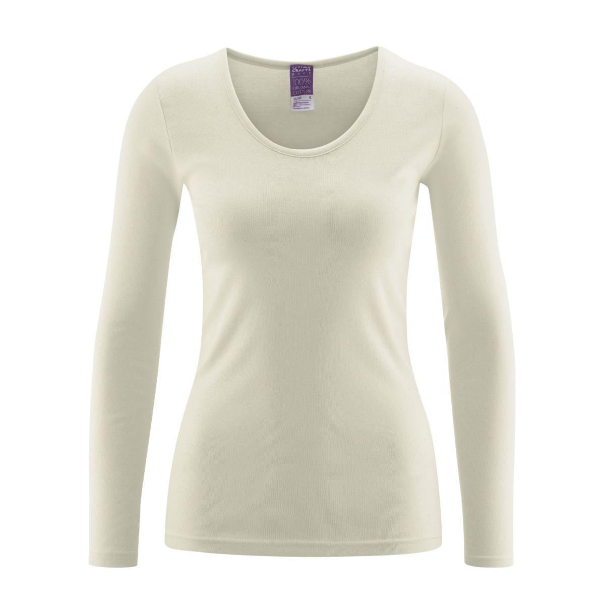 Klassisches Langarm-Baumwoll-Unterhemd