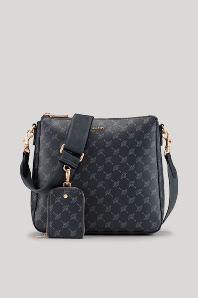 JOOP! Cortina Jasmina Navy Umhängetasche mit Kornblumenmuster