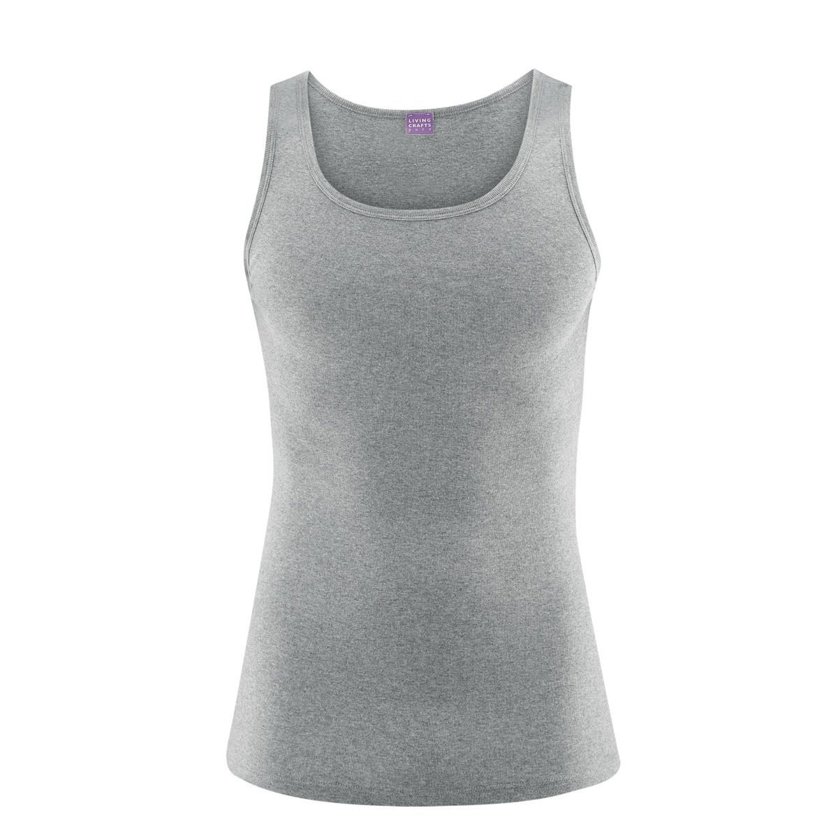 Klassisches graues Baumwoll-Tanktop