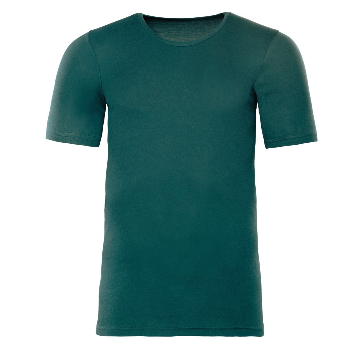 Nahtloses Bio-Baumwolle Feinripp Shirt