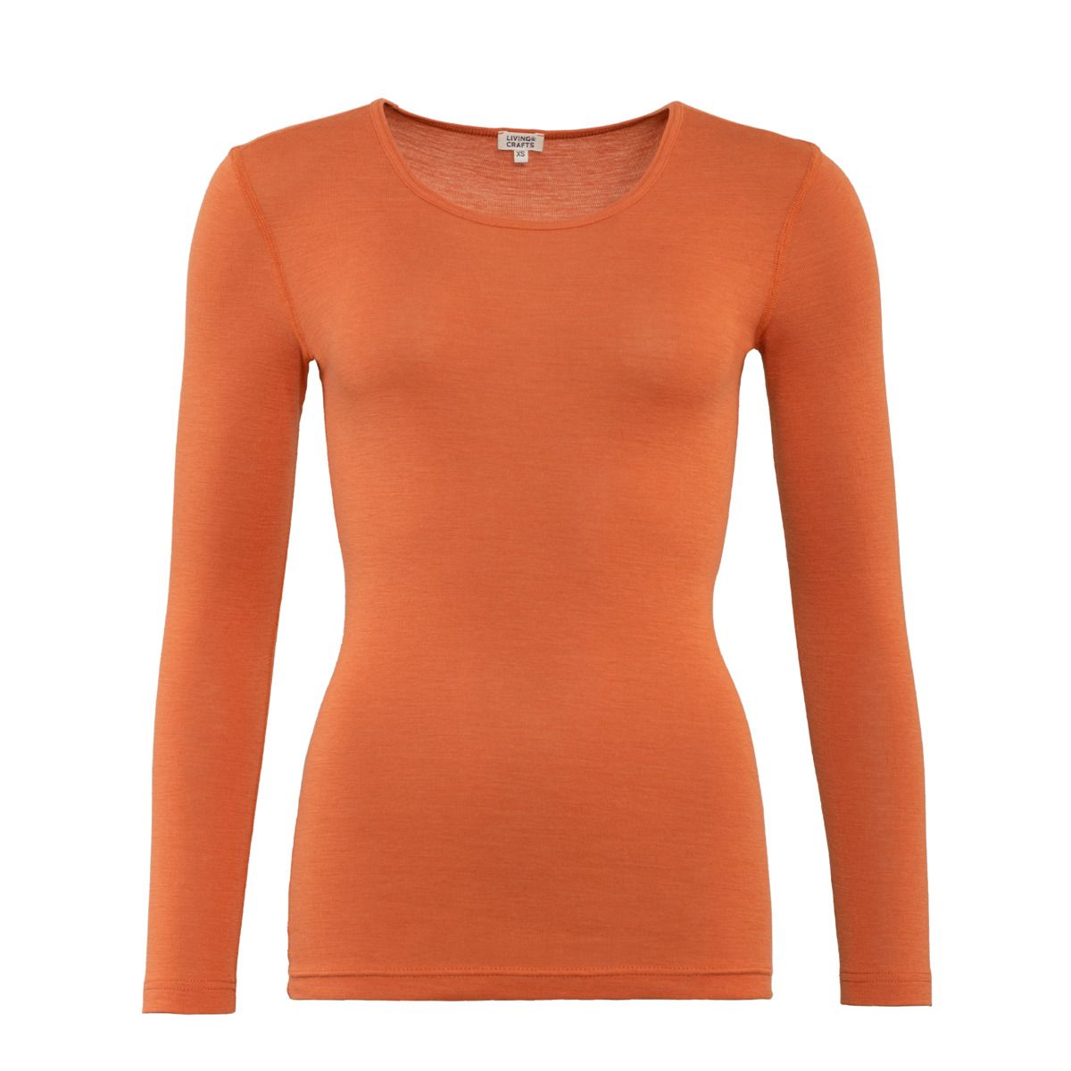 Langarm Bio-Wollmischungs-Top