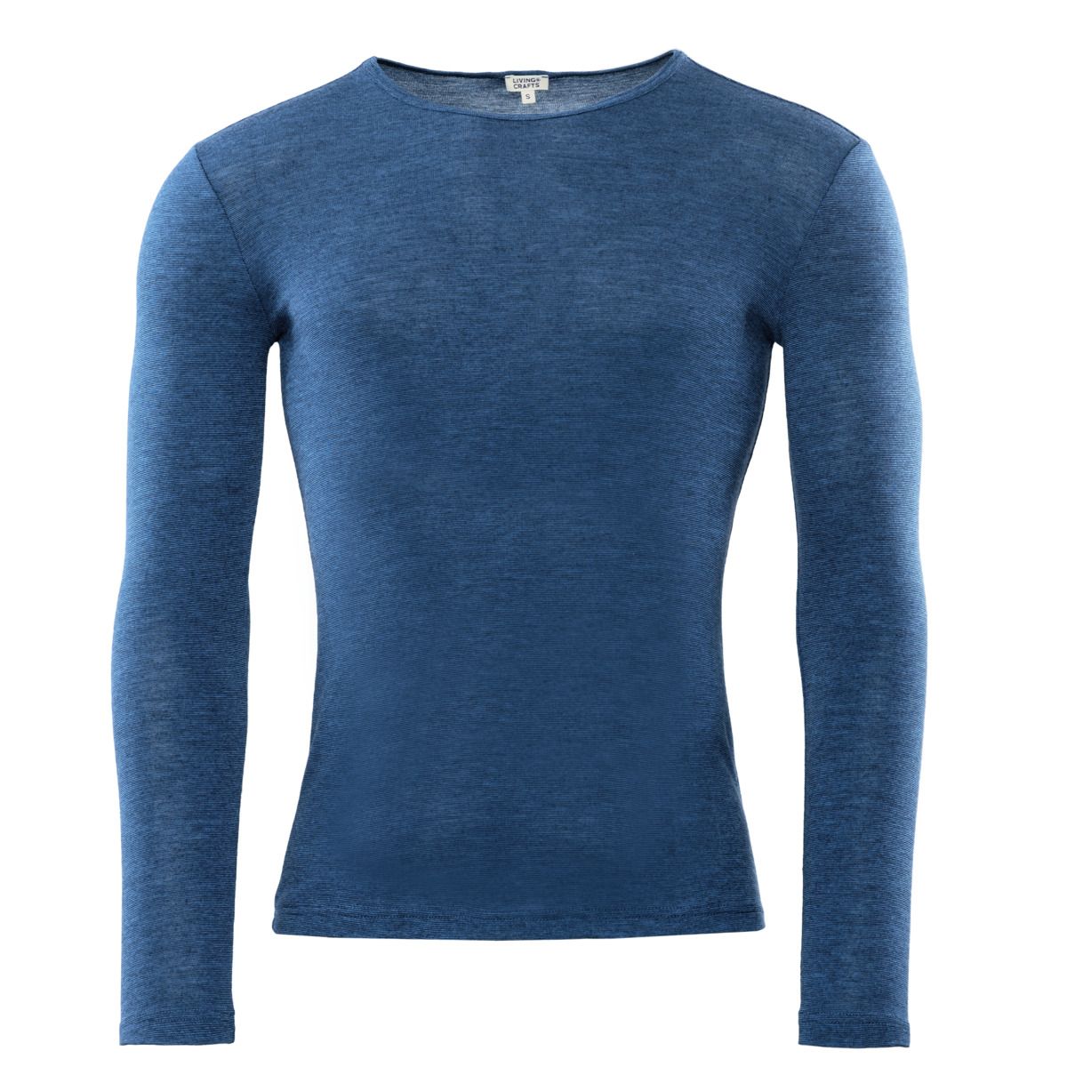 Essentielles Langarm Merino-Mischgewebe Shirt