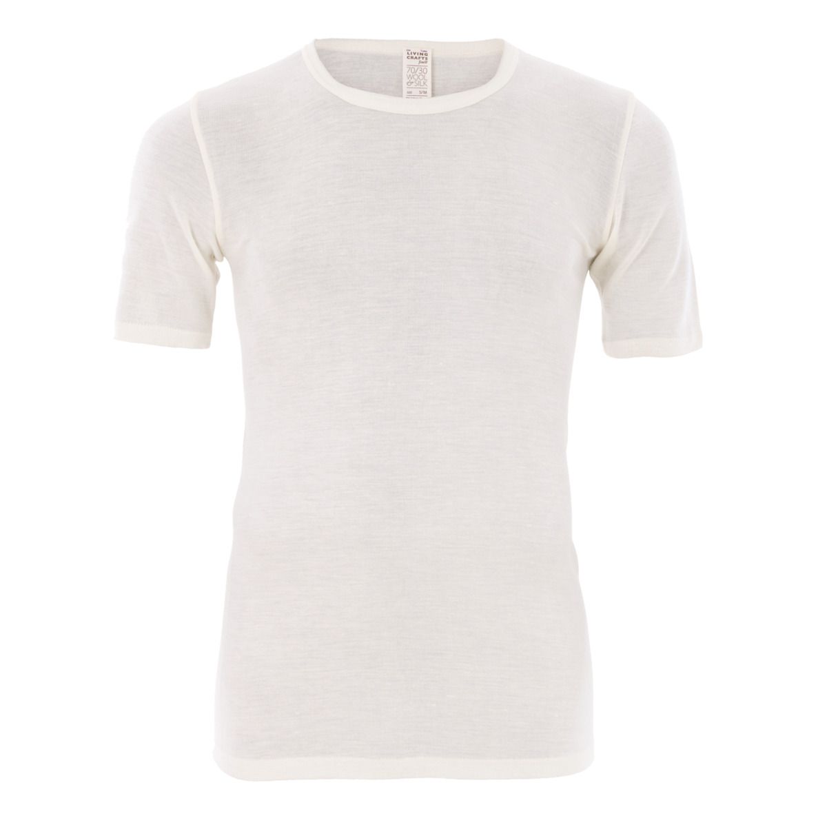 Klassisches eng anliegendes Kurzarm-Unterhemd