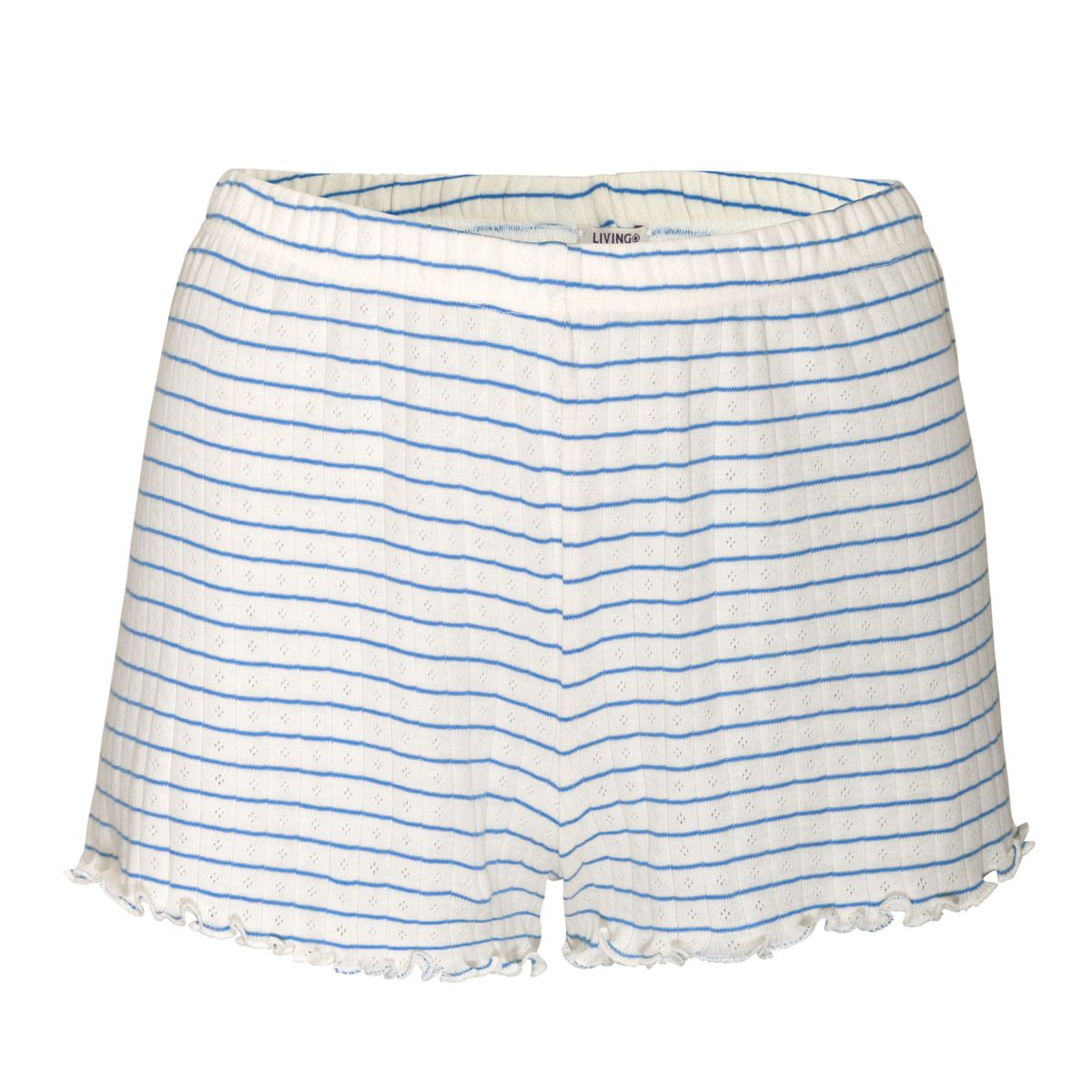 Schlafshorts aus Bio-Baumwolle mit Blumenmuster