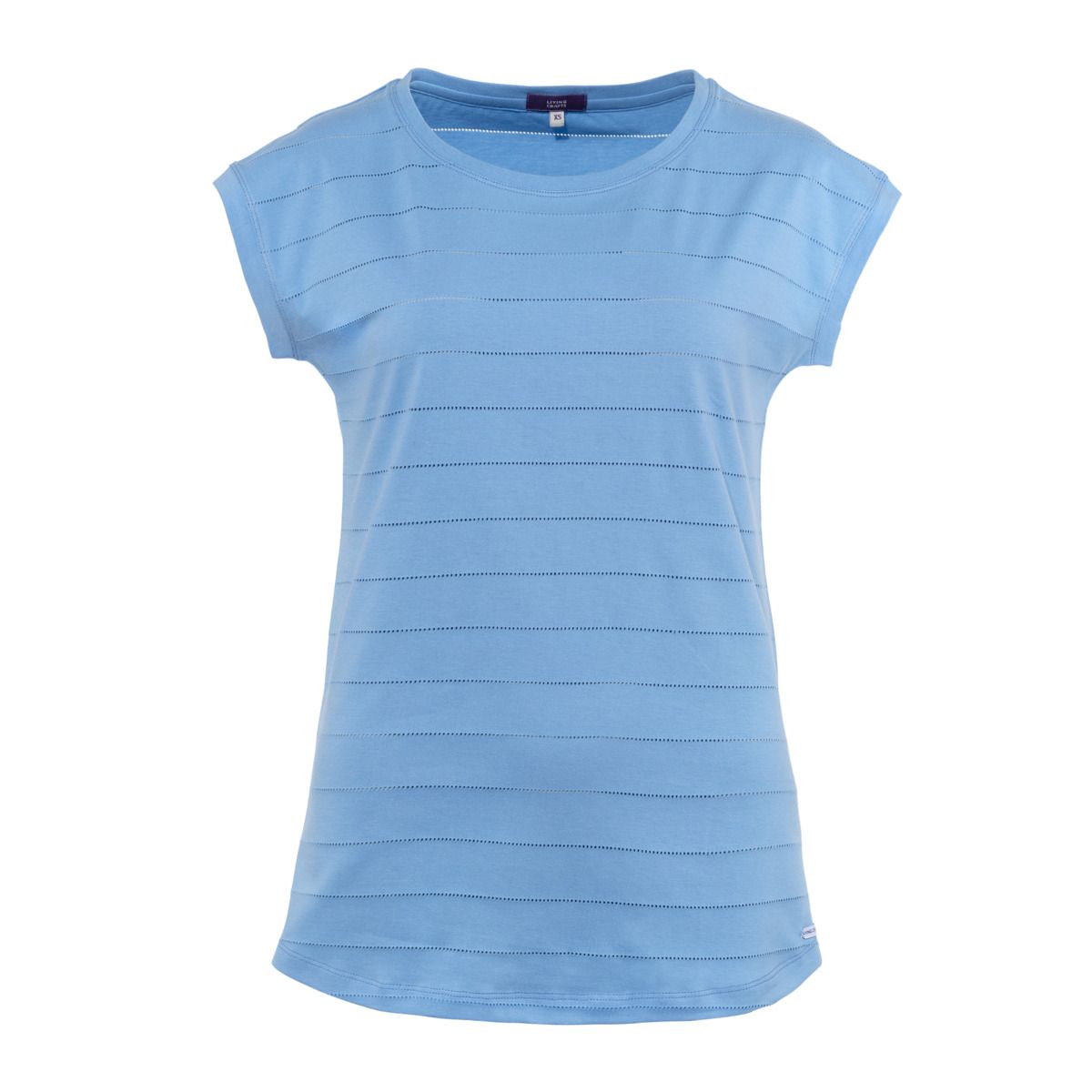 Bio-Baumwoll T-Shirt mit Rundhalsausschnitt