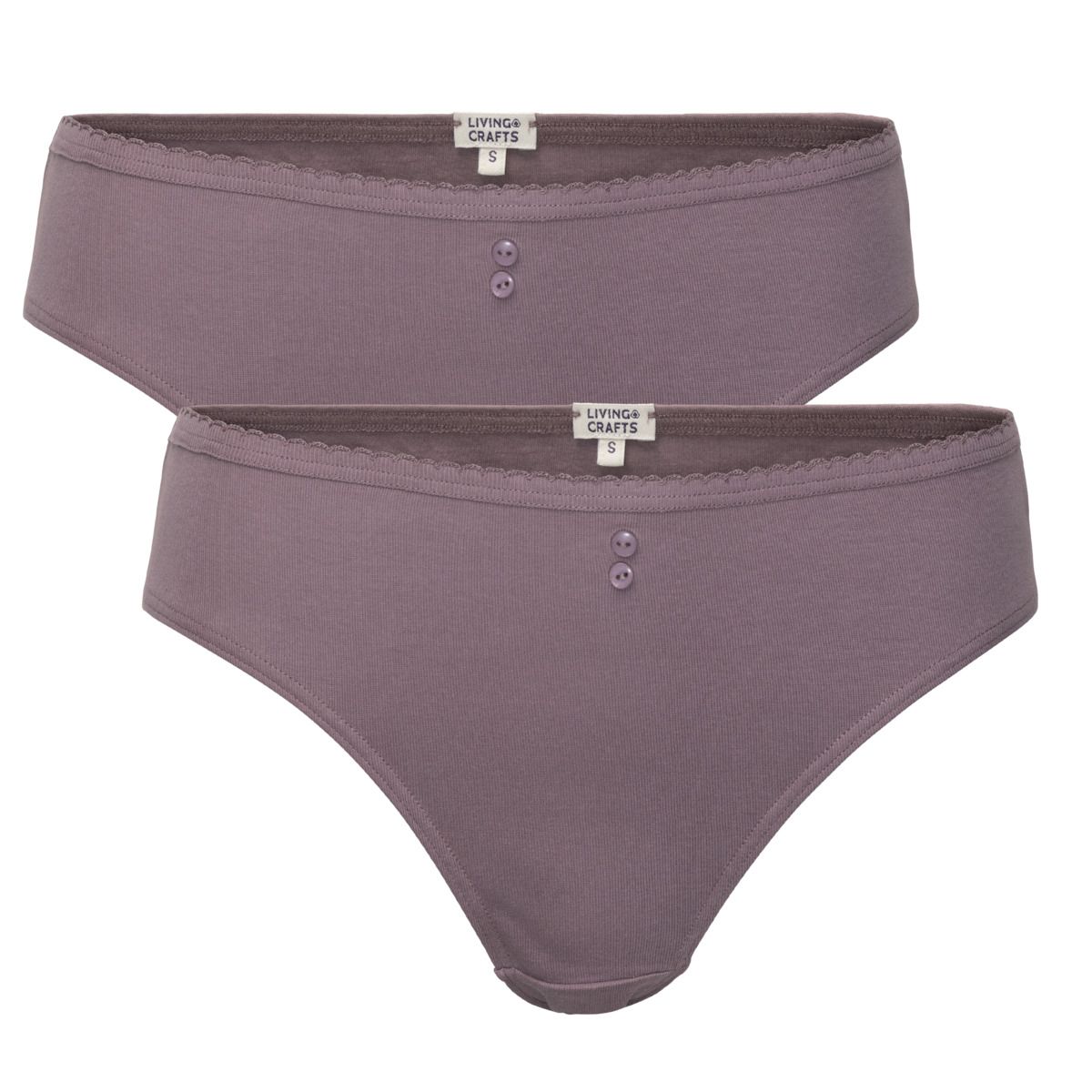 Bio-Baumwollslips im Doppelpack