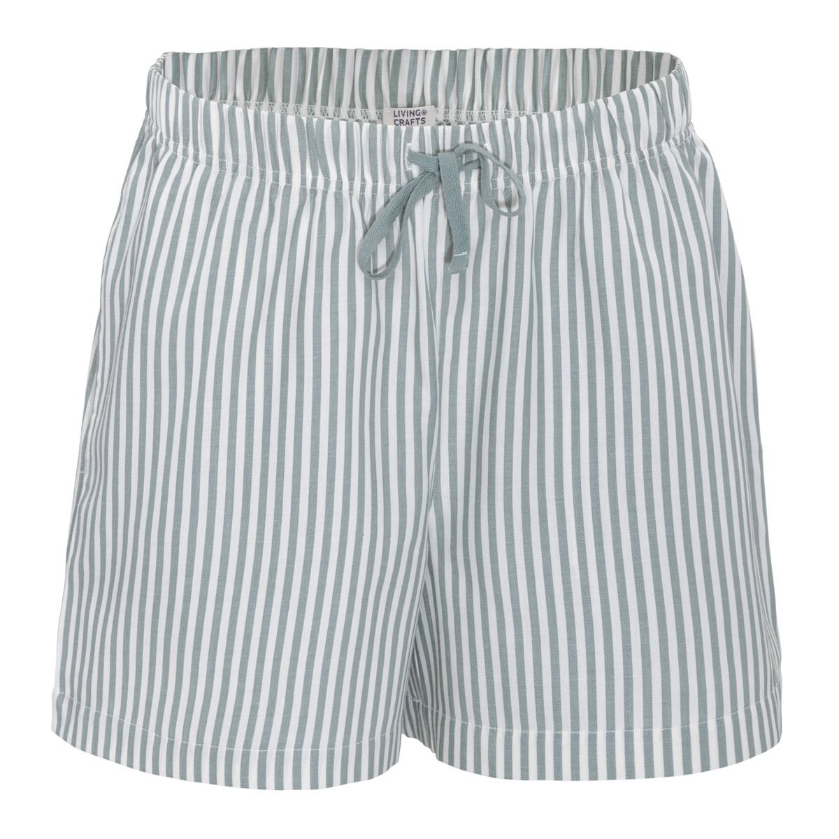 Gestreifte Pyjamahose aus Bio-Baumwolle