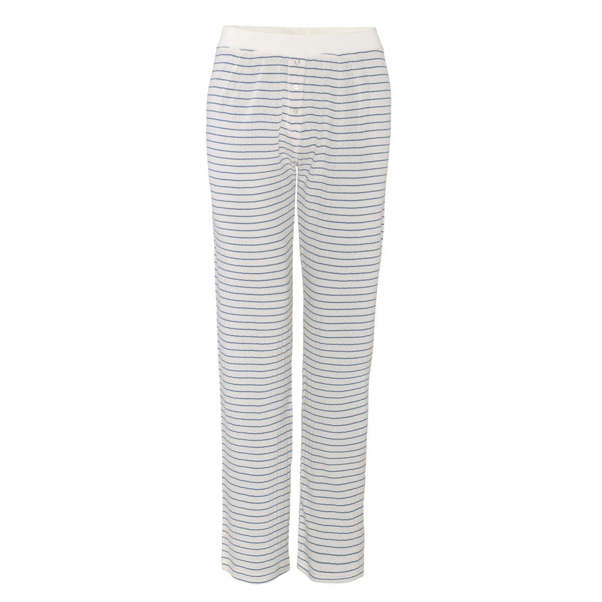 Gestreifte Loungehose aus Bio-Baumwolle