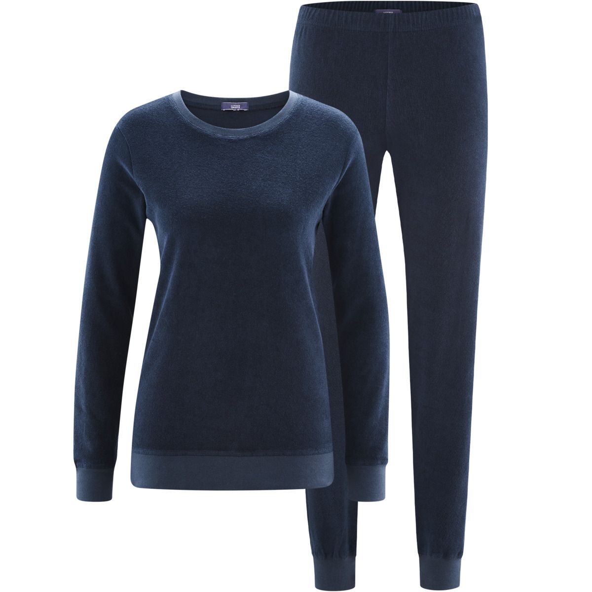 Frottee-Loungewear Schlafanzug Set