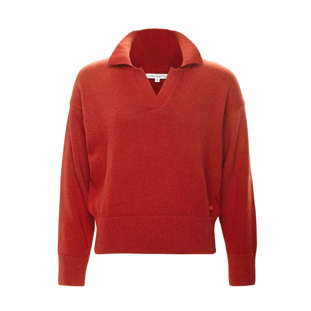 Pullover mit entspannter Passform aus Baumwollmischung