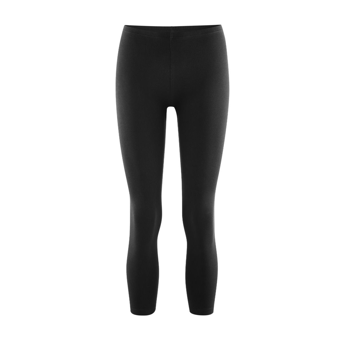 Schwarze 7/8 Leggings aus Bio-Baumwolle