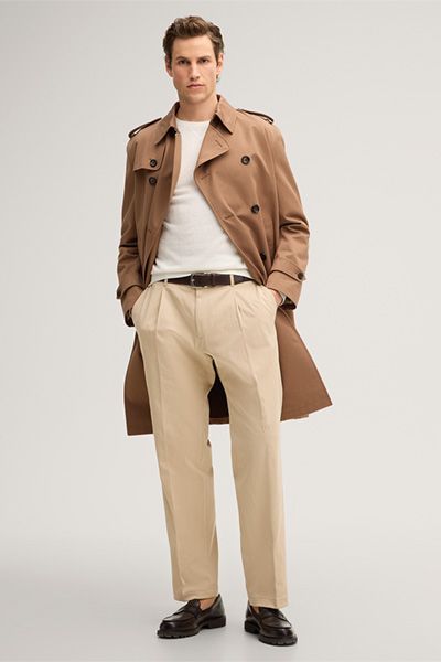 Joop! Off-White Cashmilo Strickpullover mit Kaschmir und Seide