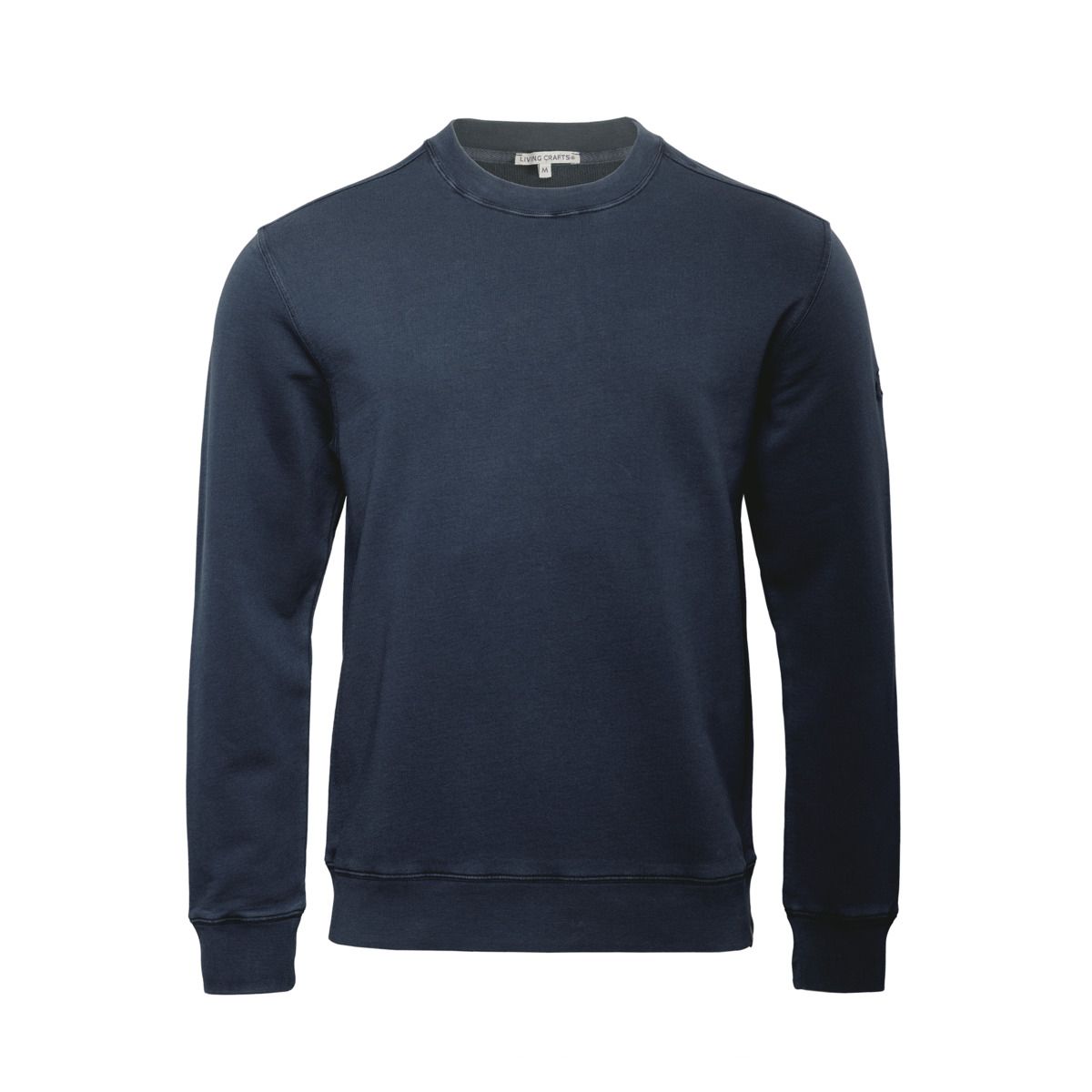 Klassisches Bio-Baumwoll-Sweatshirt mit Rundhalsausschnitt