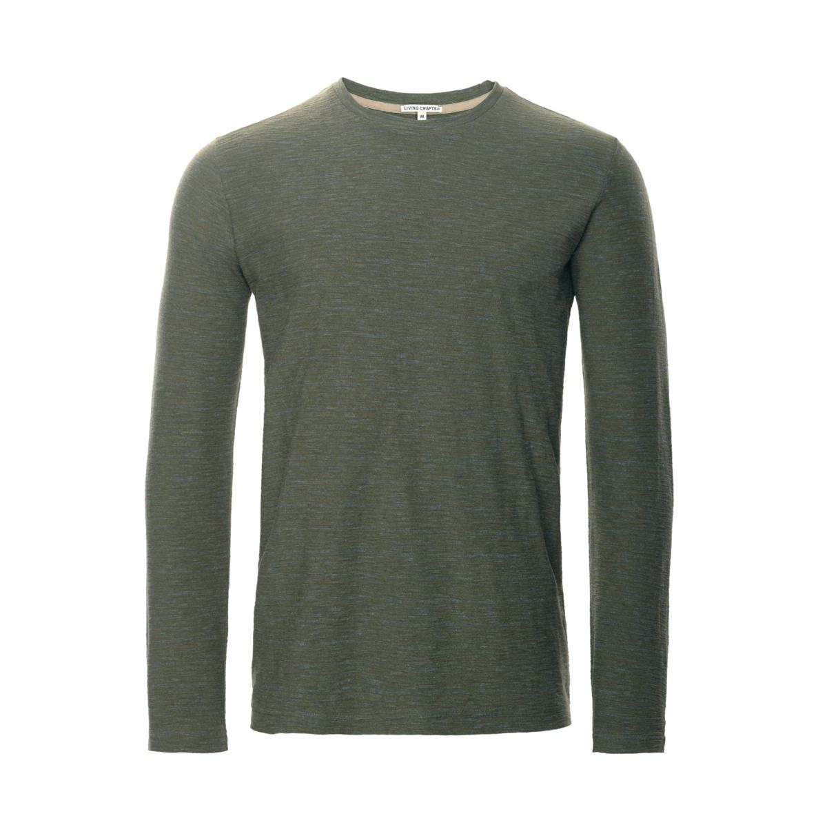 Melange-Jersey-Shirt aus Bio-Baumwolle