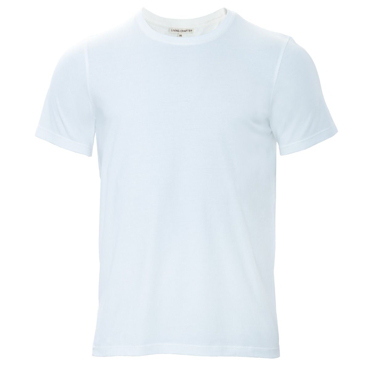 Klassisches Bio-Baumwoll T-Shirt mit Rundhalsausschnitt