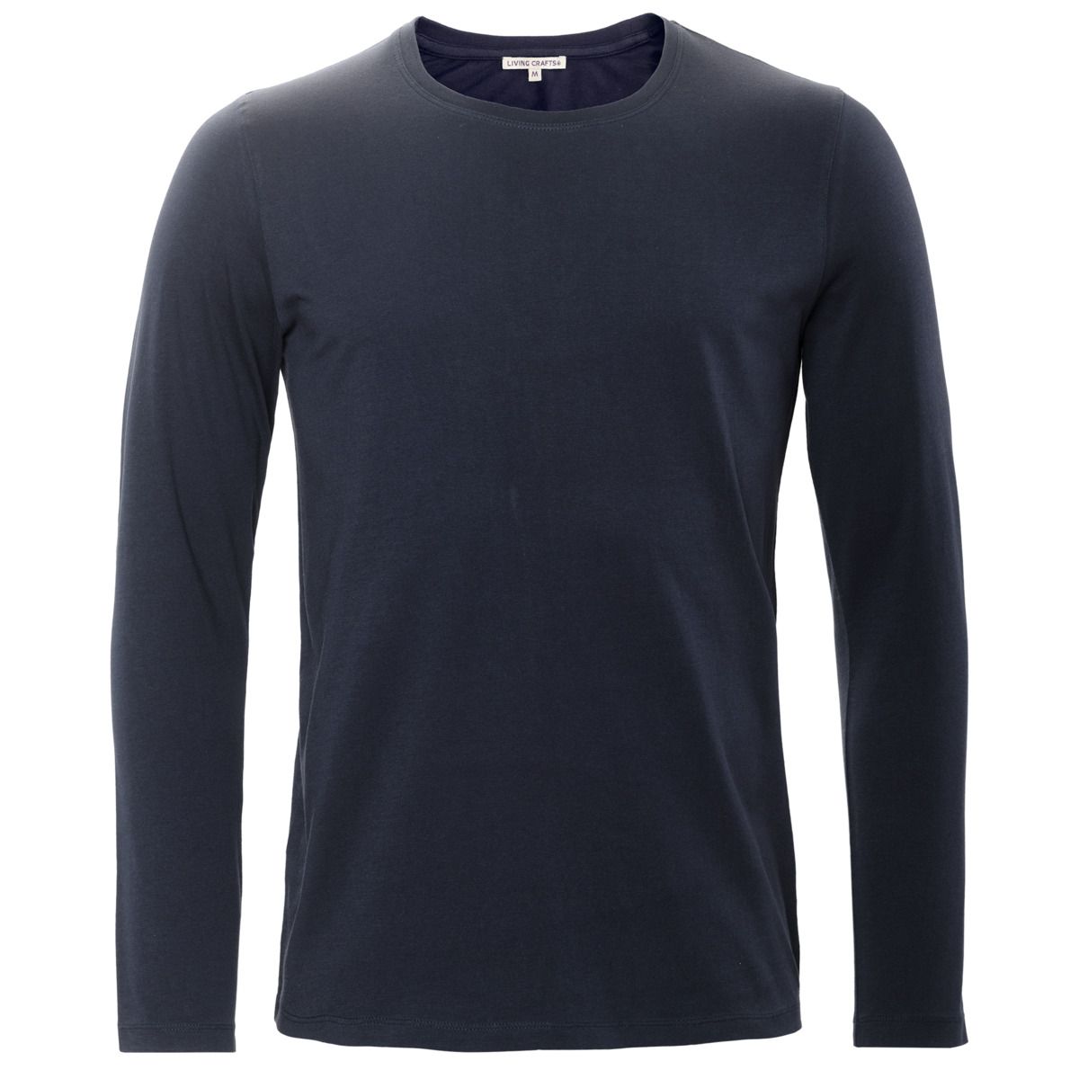 Klassisches Bio-Baumwolle Langarmshirt