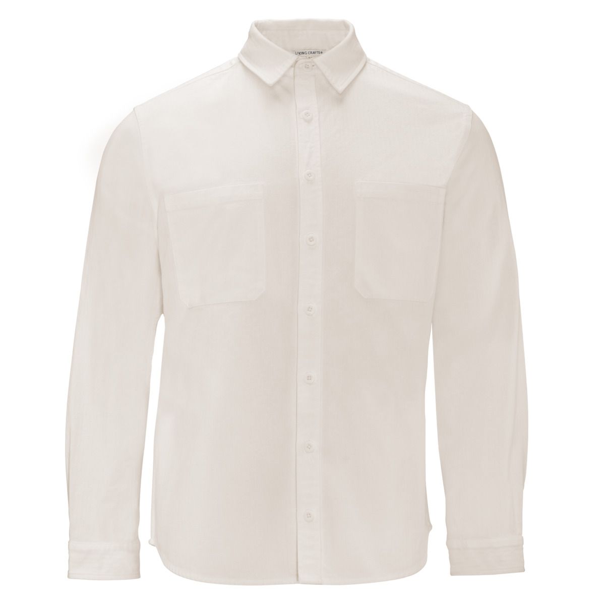 Overshirt aus Bio-Baumwolle mit Fischgrat