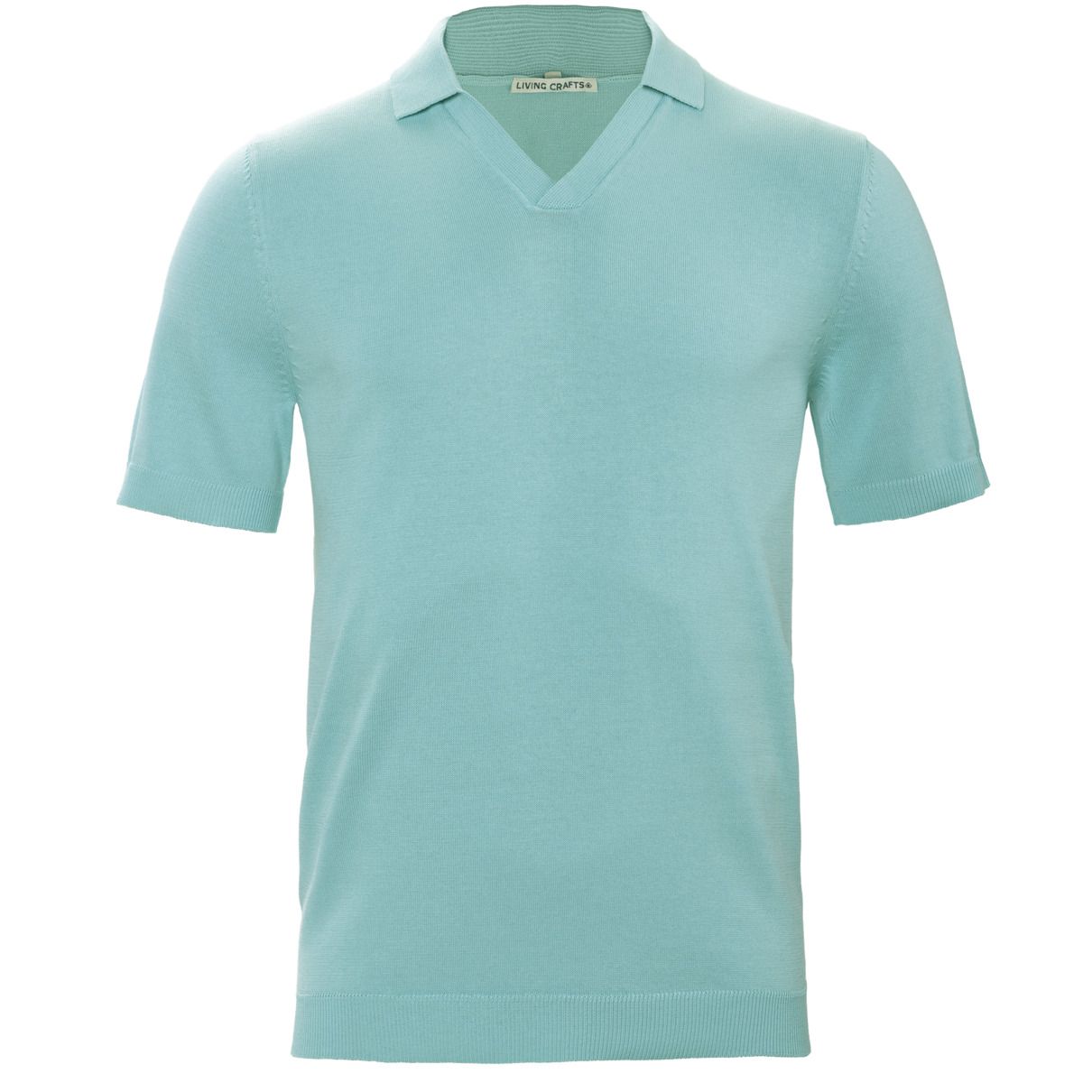 Elegantes Strick-Polo aus Bio-Baumwolle