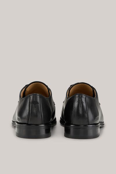 Joop! Pero Kleitos Herren Schwarze Leder Schnürschuhe Derby