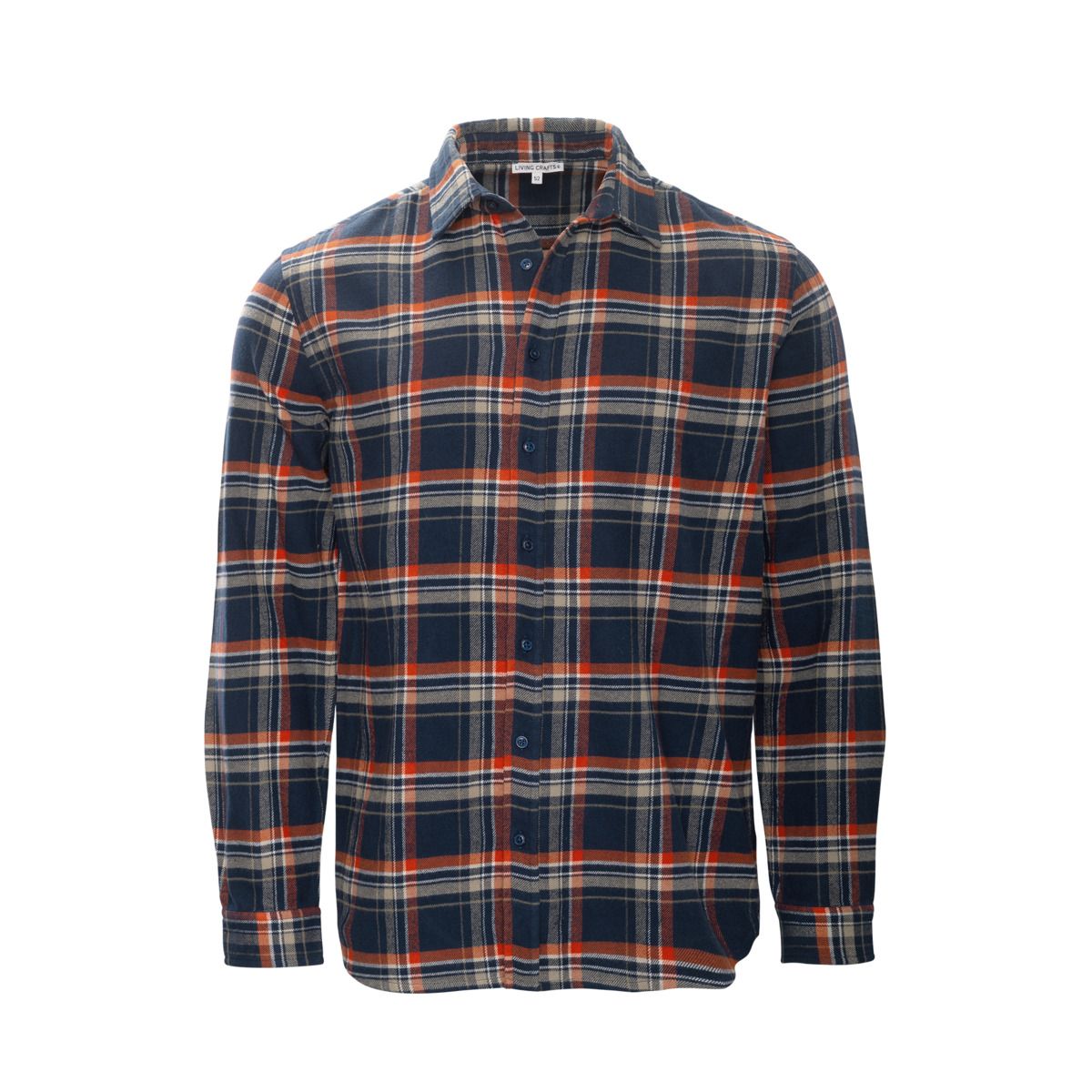 Flanellhemd aus Bio-Baumwolle mit Karomuster