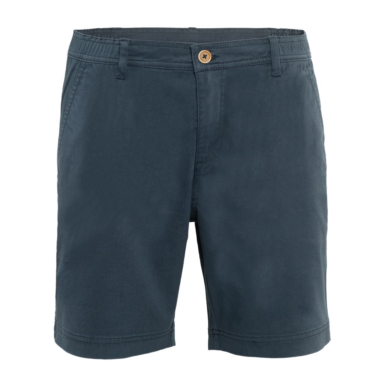 Klassische Gabardine Baumwollmischung Shorts