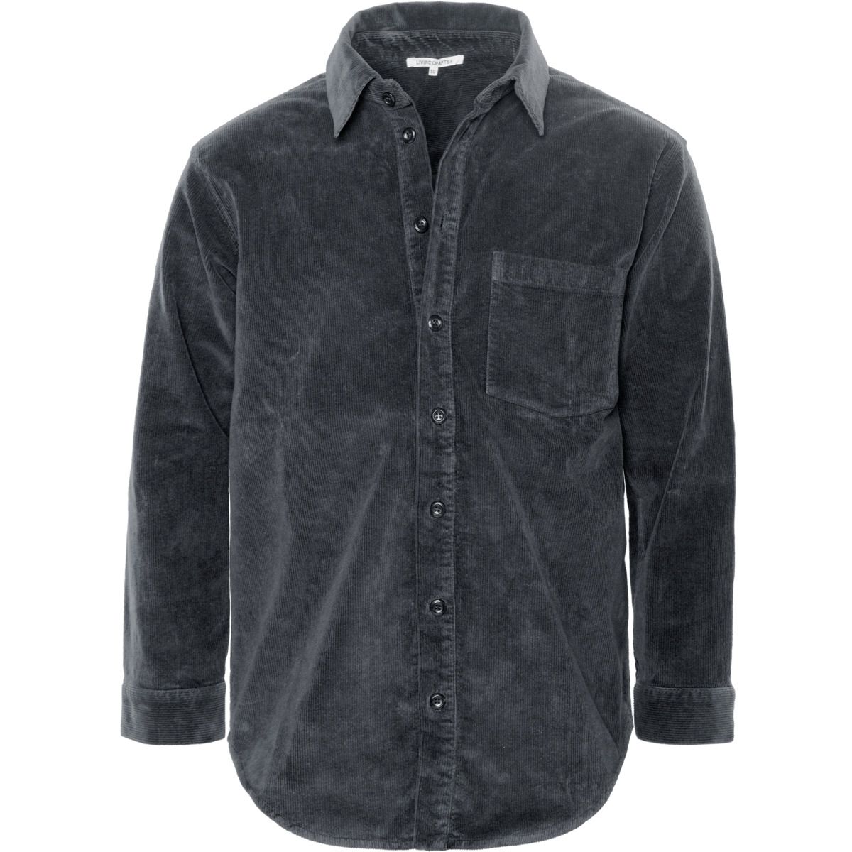 Herren Cord Knopfleiste Overshirt