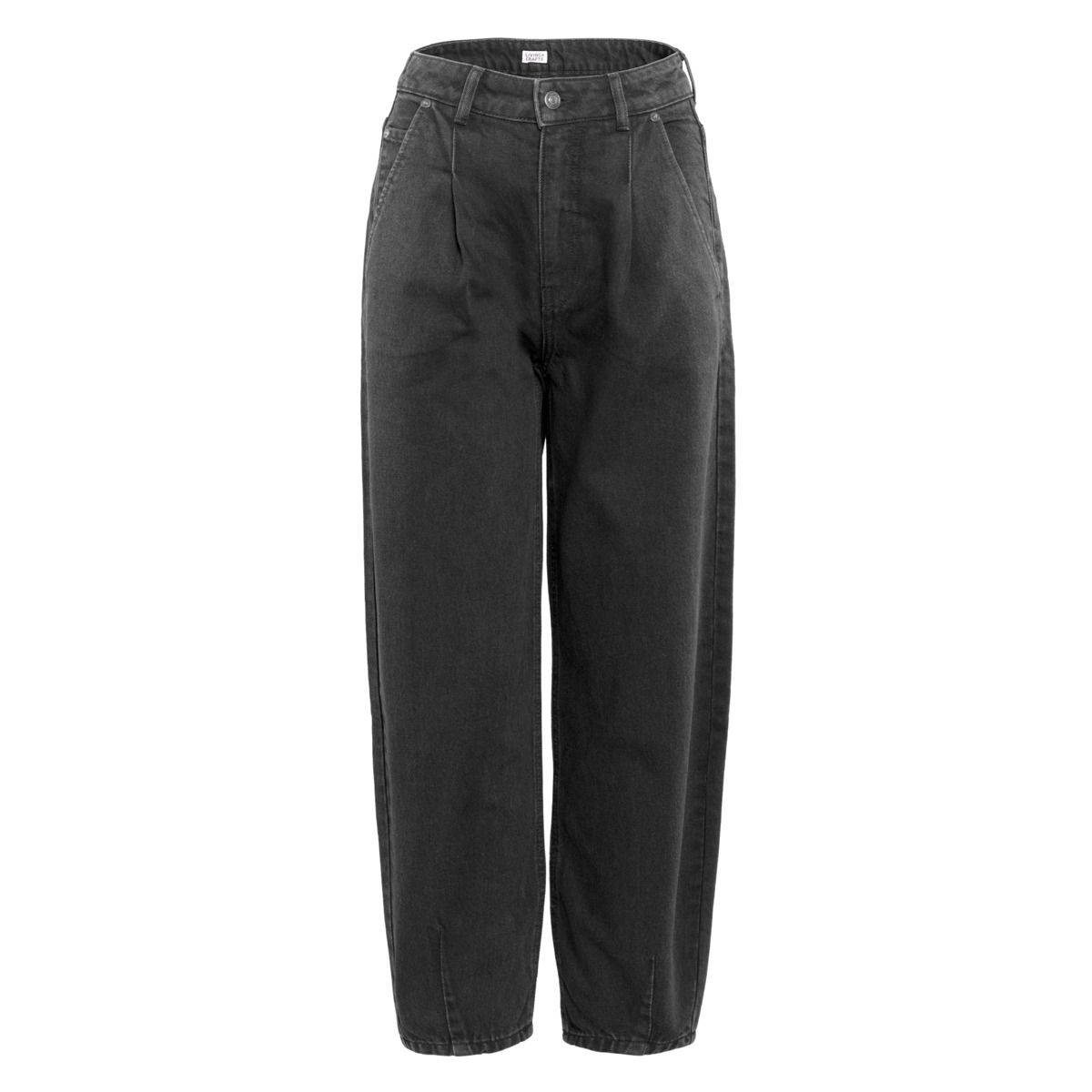 Damen High-Waist Jeans mit weitem Bein