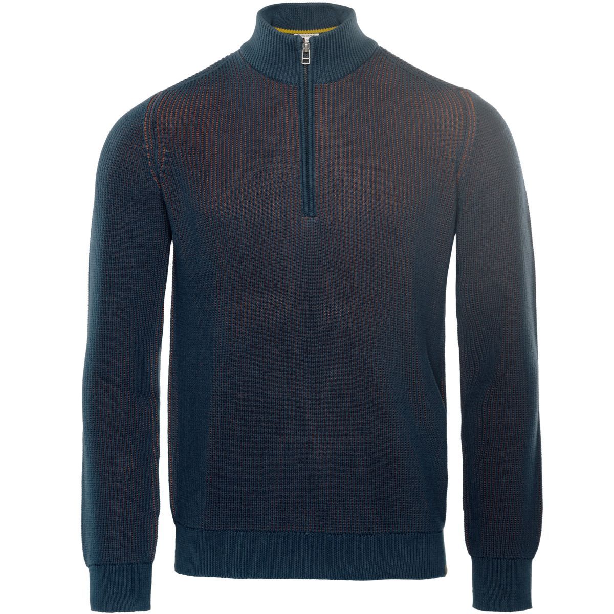 Herren Troyer mit halbem Reißverschluss aus Bio-Baumwolle