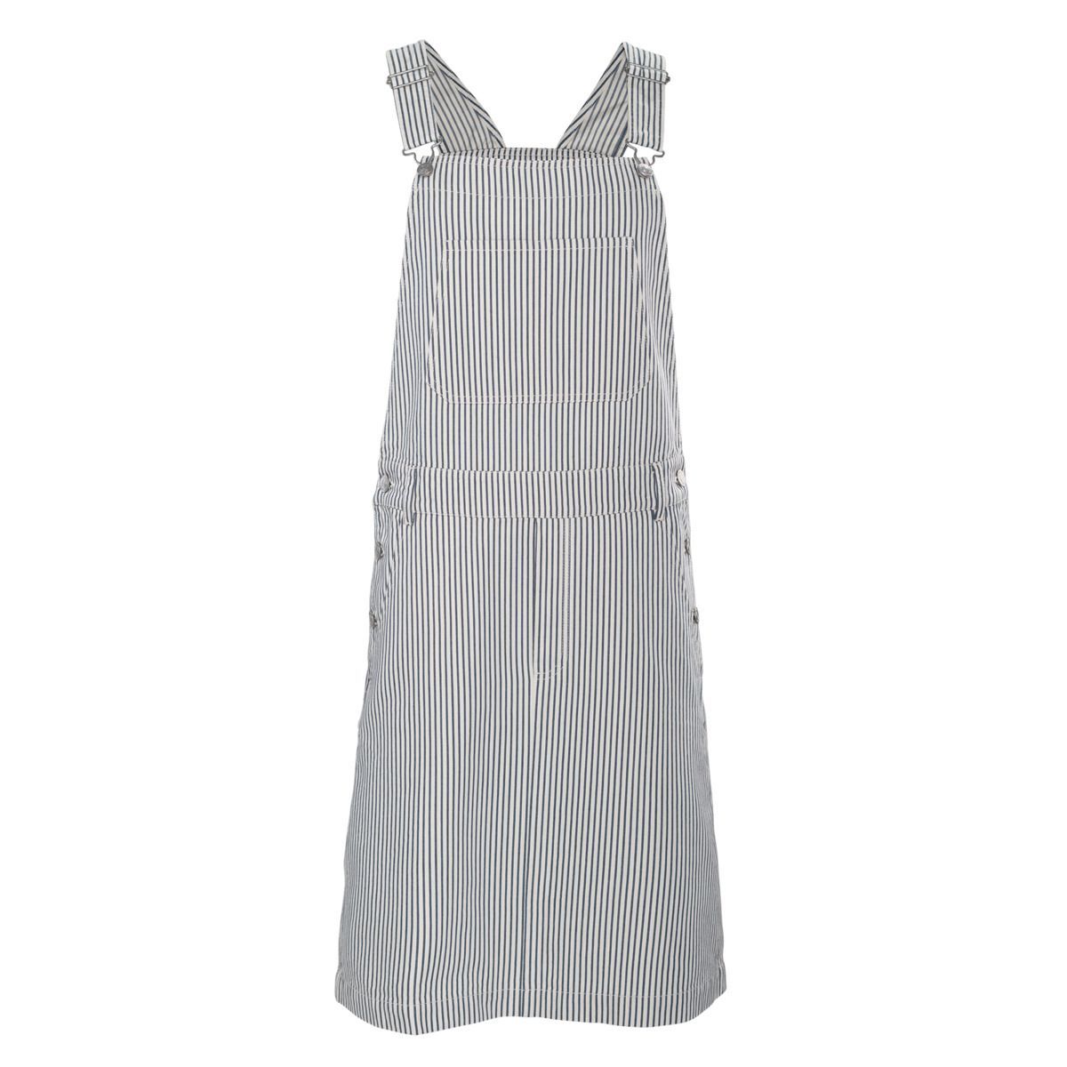 Gestreiftes Trägerkleid aus Bio-Baumwolle