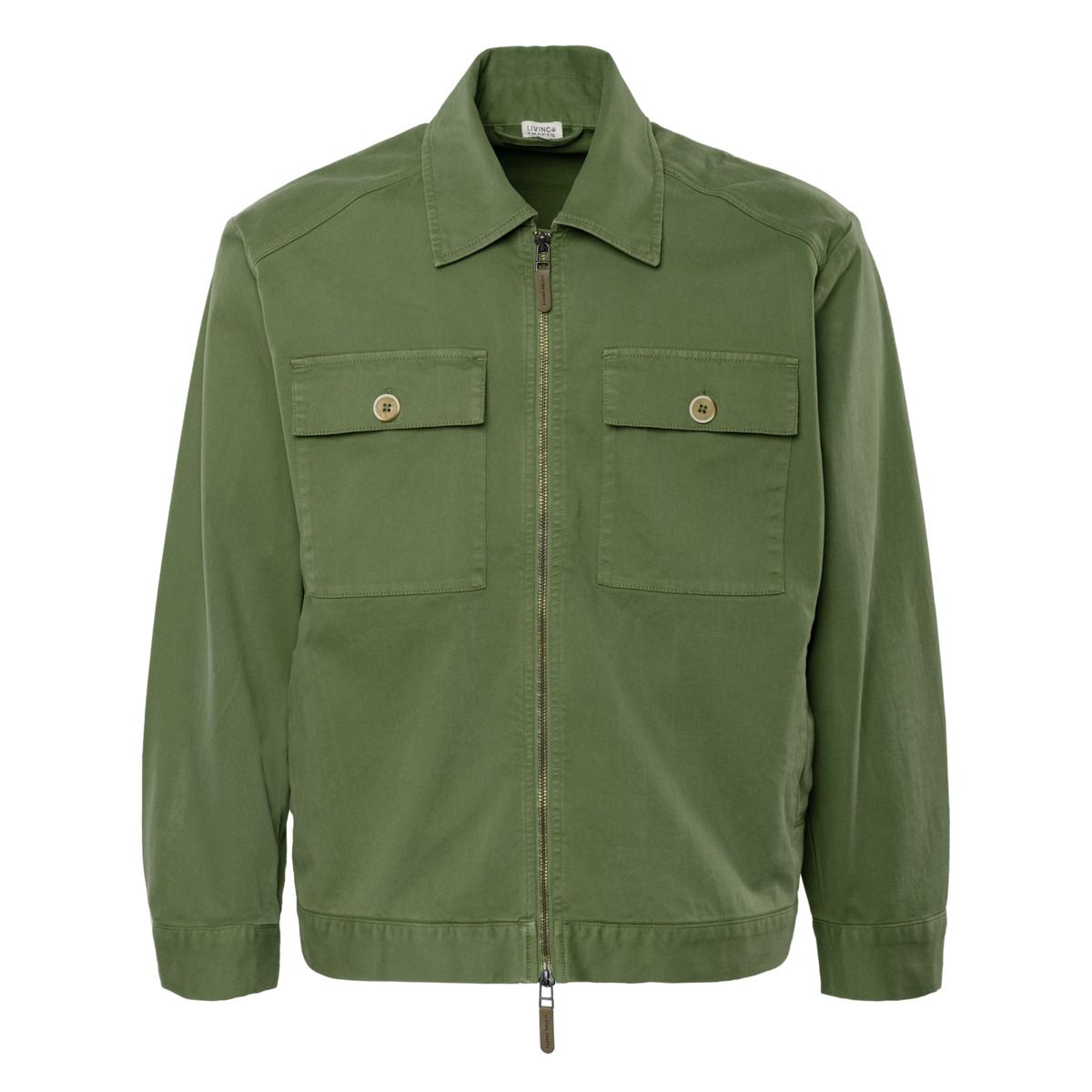 Herren Jacke mit Reißverschluss aus Bio-Baumwolle