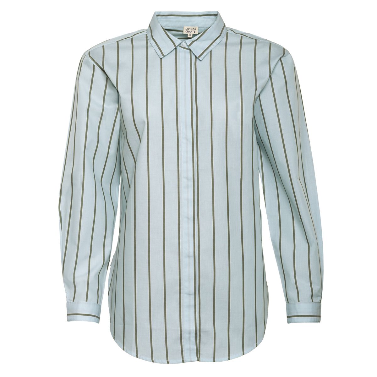 Klassisches Gestreiftes Bio-Baumwollhemd