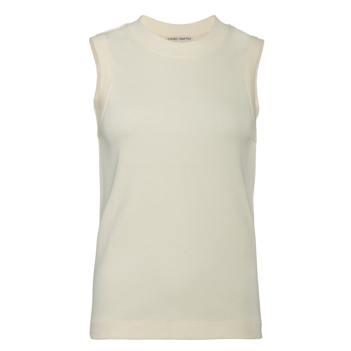 Ärmelloses Stricktop aus Bio-Baumwolle