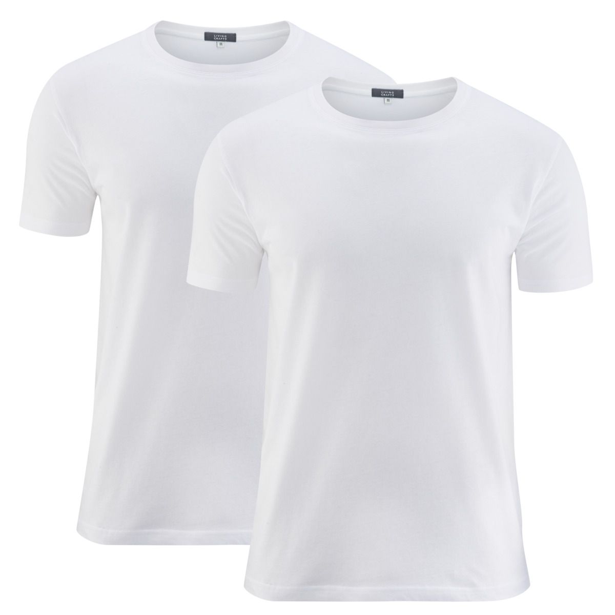 Klassisches Bio-Baumwoll Rundhals T-Shirt