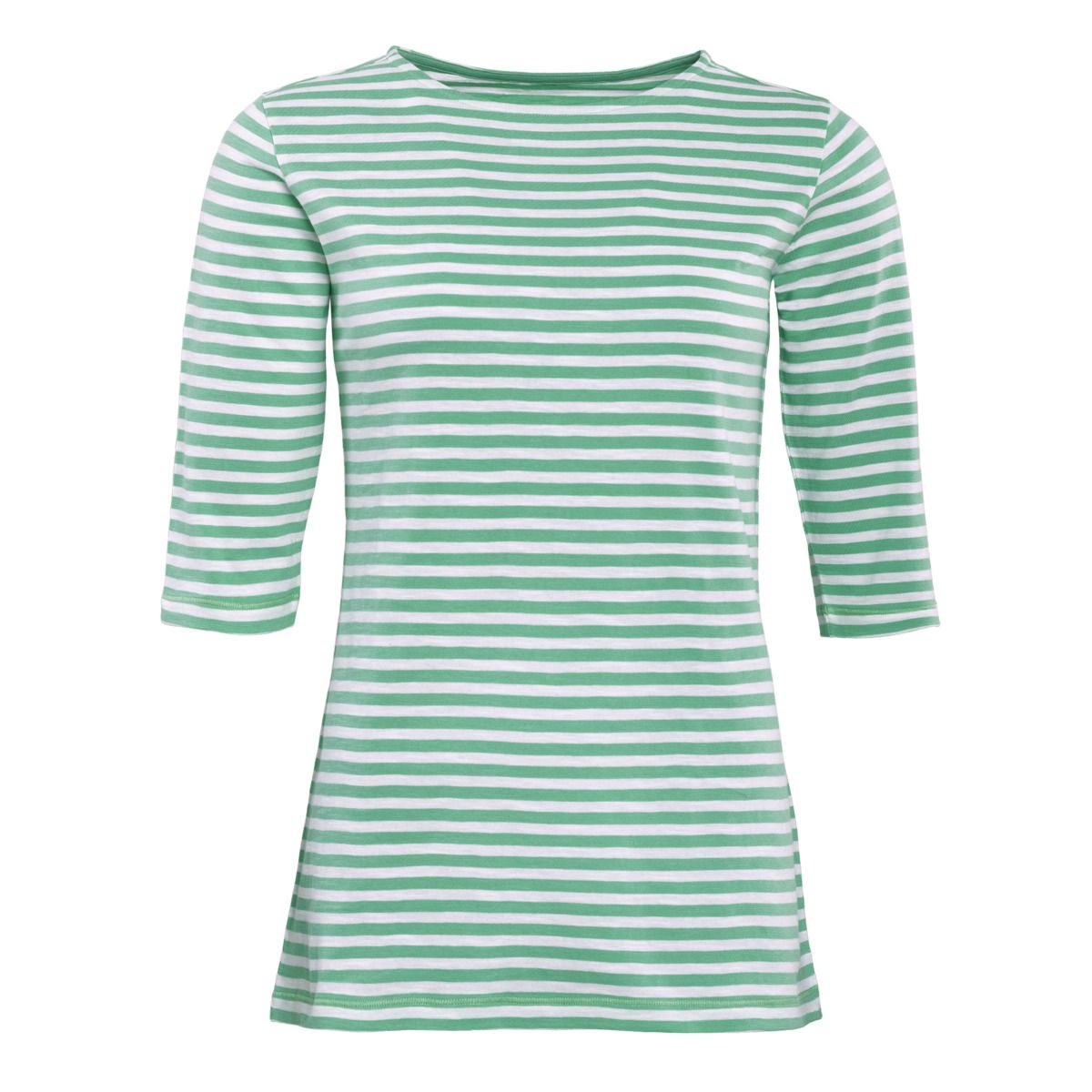 Gestreiftes Dreiviertelarm T-Shirt