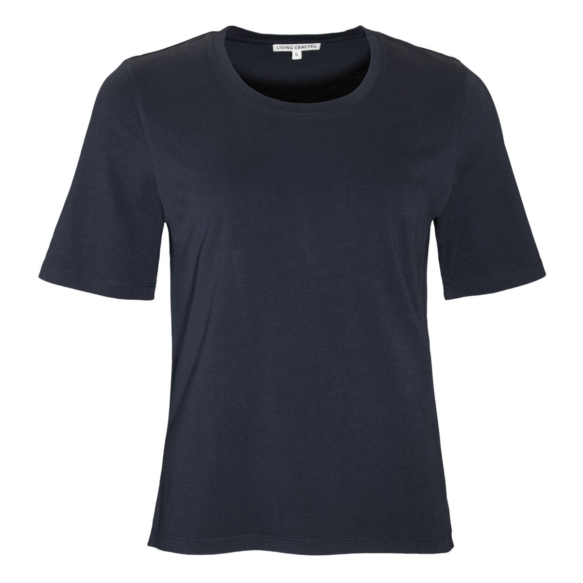 Klassisches Bio-Baumwoll T-Shirt mit Rundhalsausschnitt