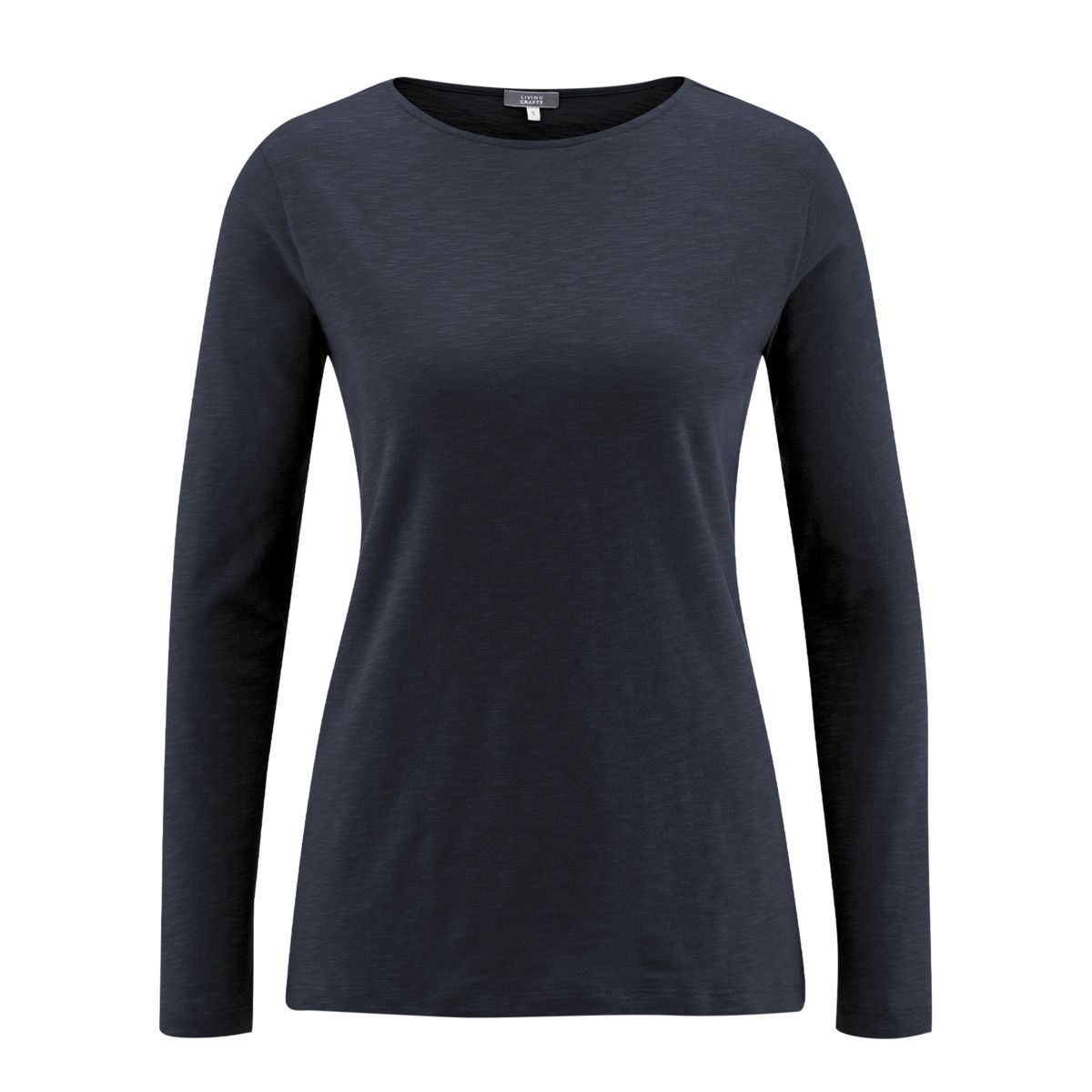 Klassisches Langarm Baumwollshirt