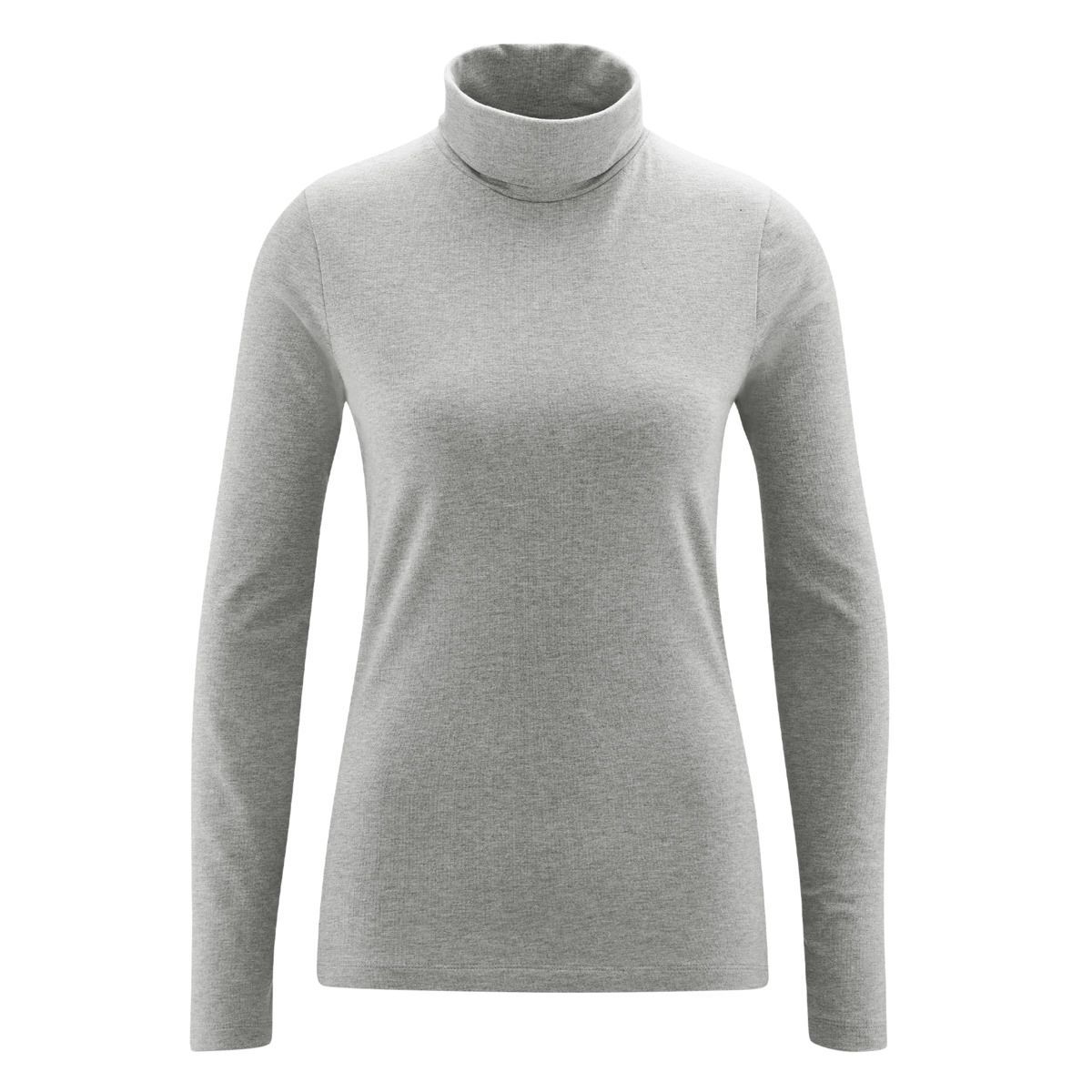 Damen leichtes Langarm-Rollkragenshirt