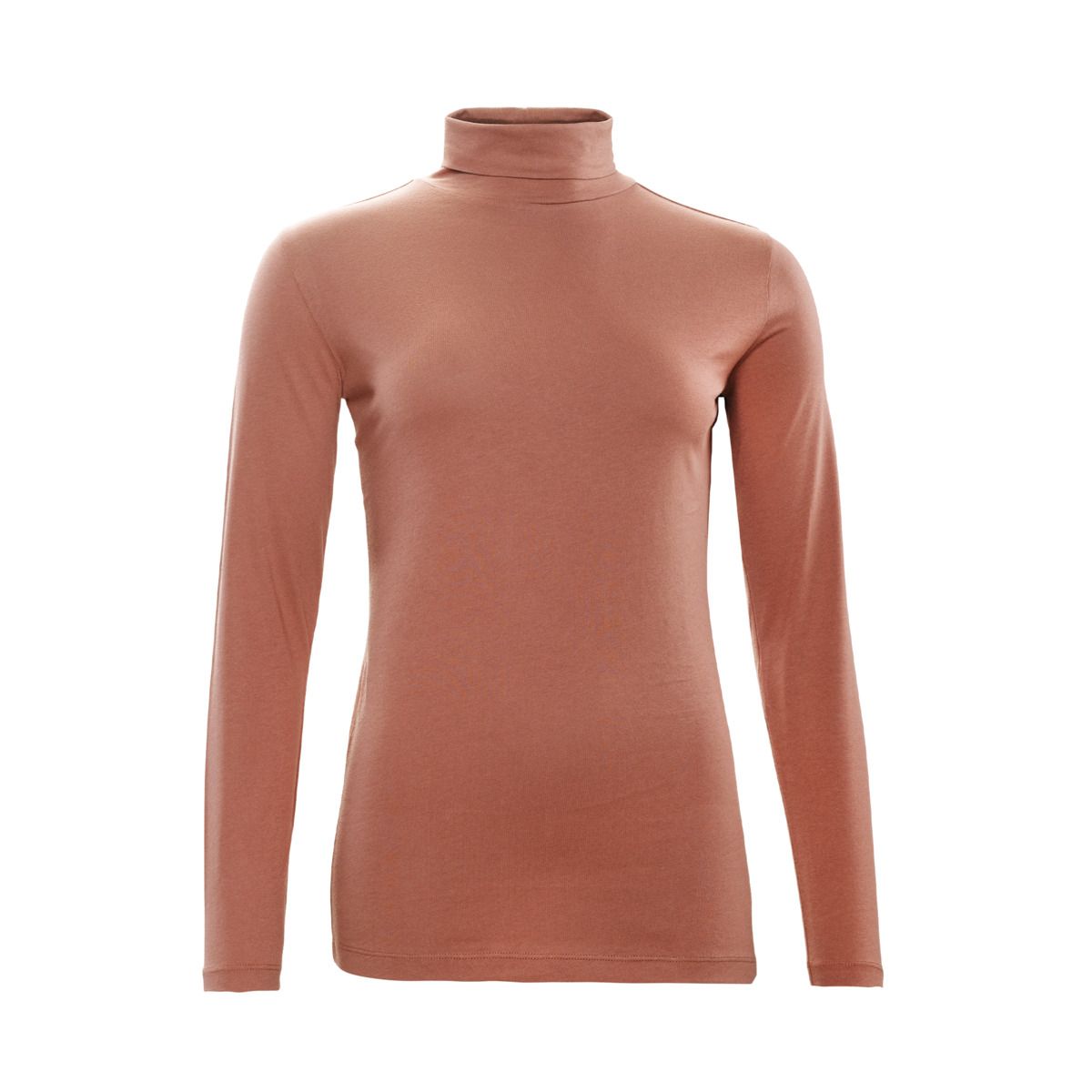 Langarm Bio-Baumwoll Rollkragenshirt