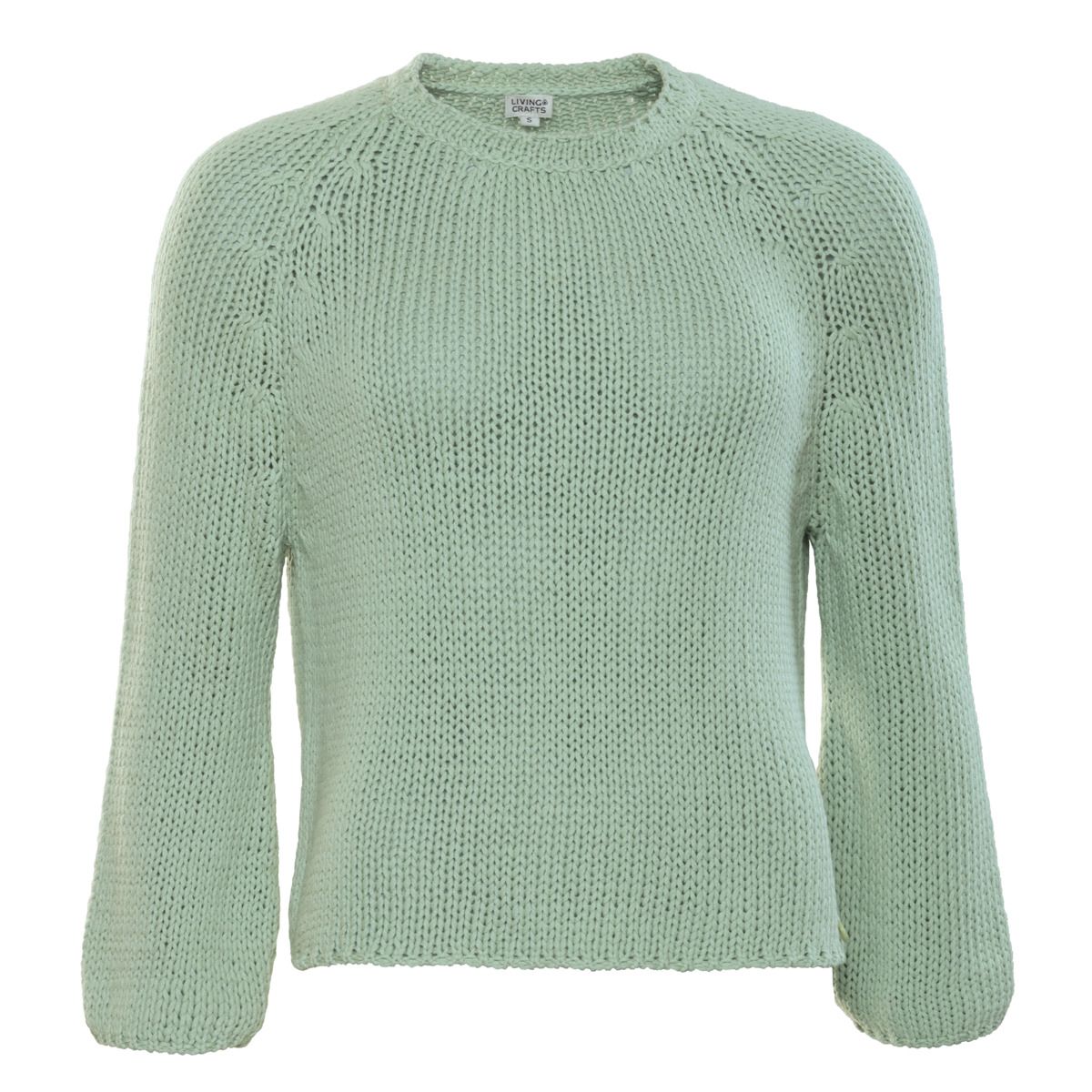 Lässiger Strickpullover mit Raglanärmeln